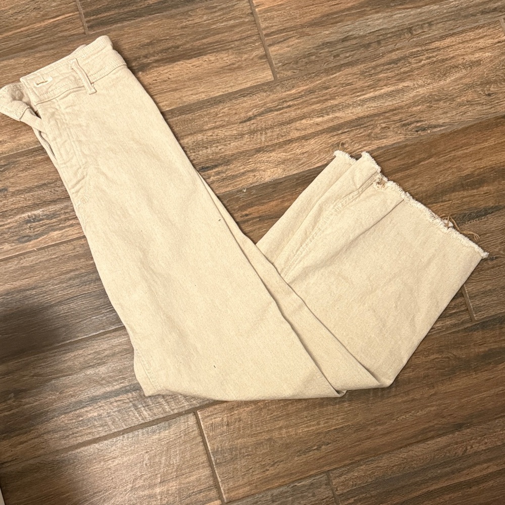 Zara Women's Tan Wide Leg Pants